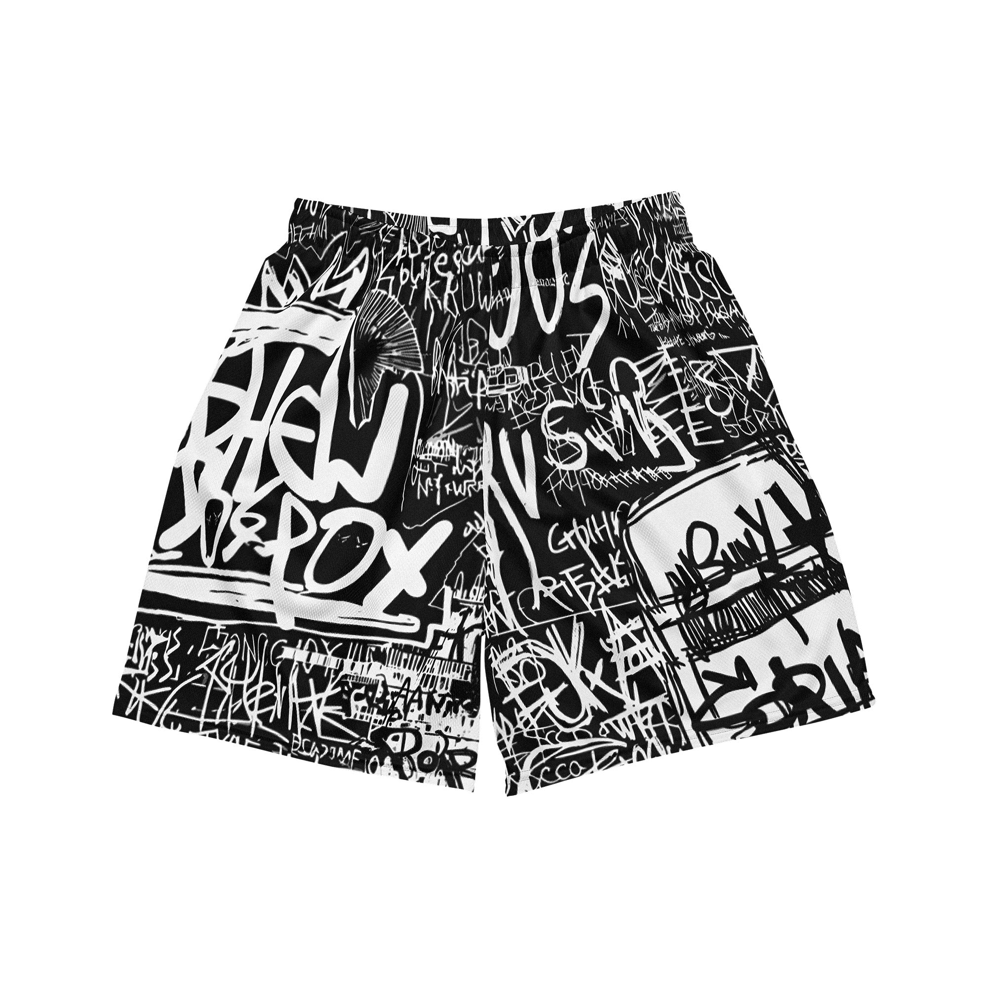 Unisex mesh shorts made from recycled materials embody the perfect blend of functionality and fashion. Designed to accommodate both intense athletic activities and trendy streetwear.