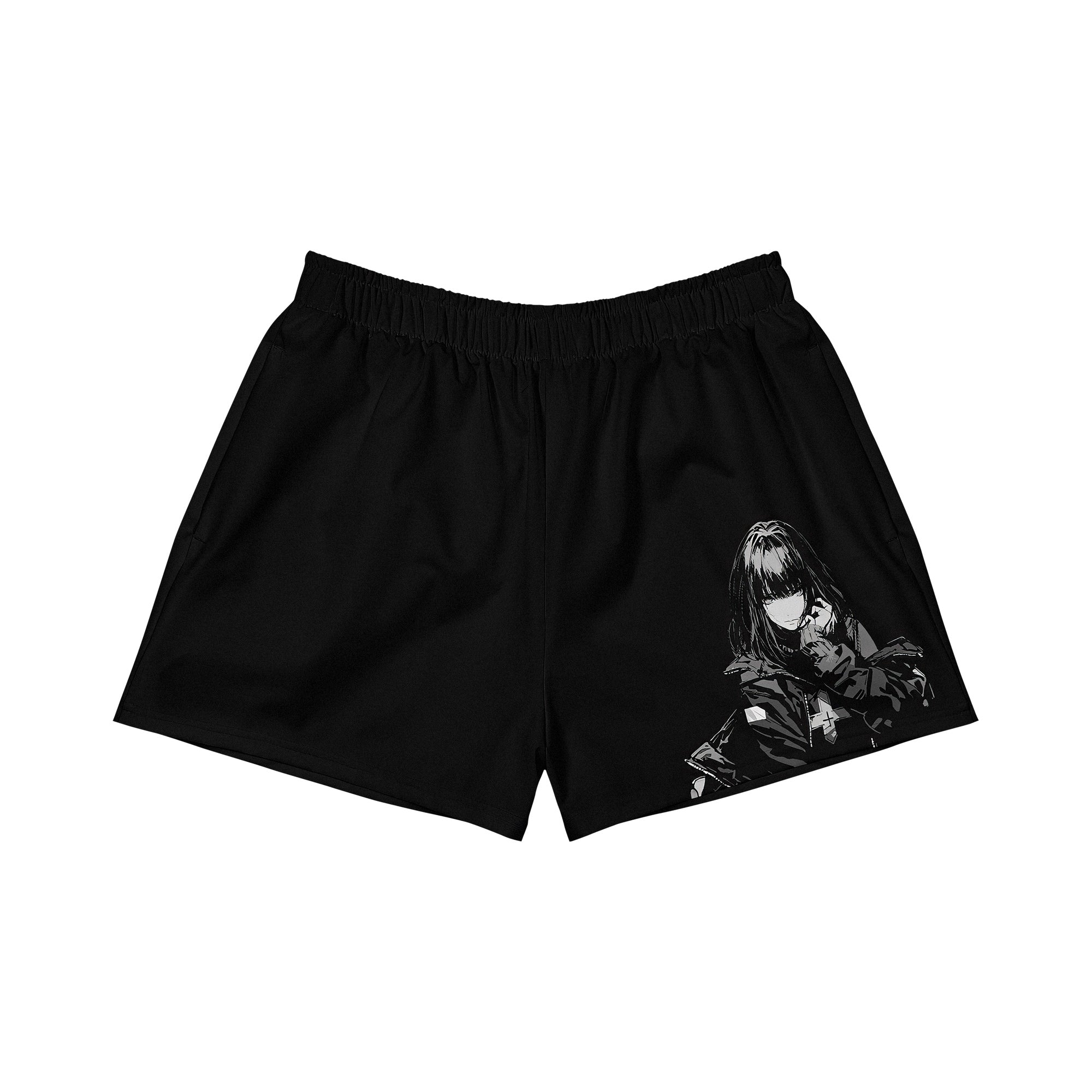 Unisex athletic recycled shorts, the comfortable fit and length make them perfect for running, while the water-repellent quick-dry fabric ensures that they're also great for a quick swim.