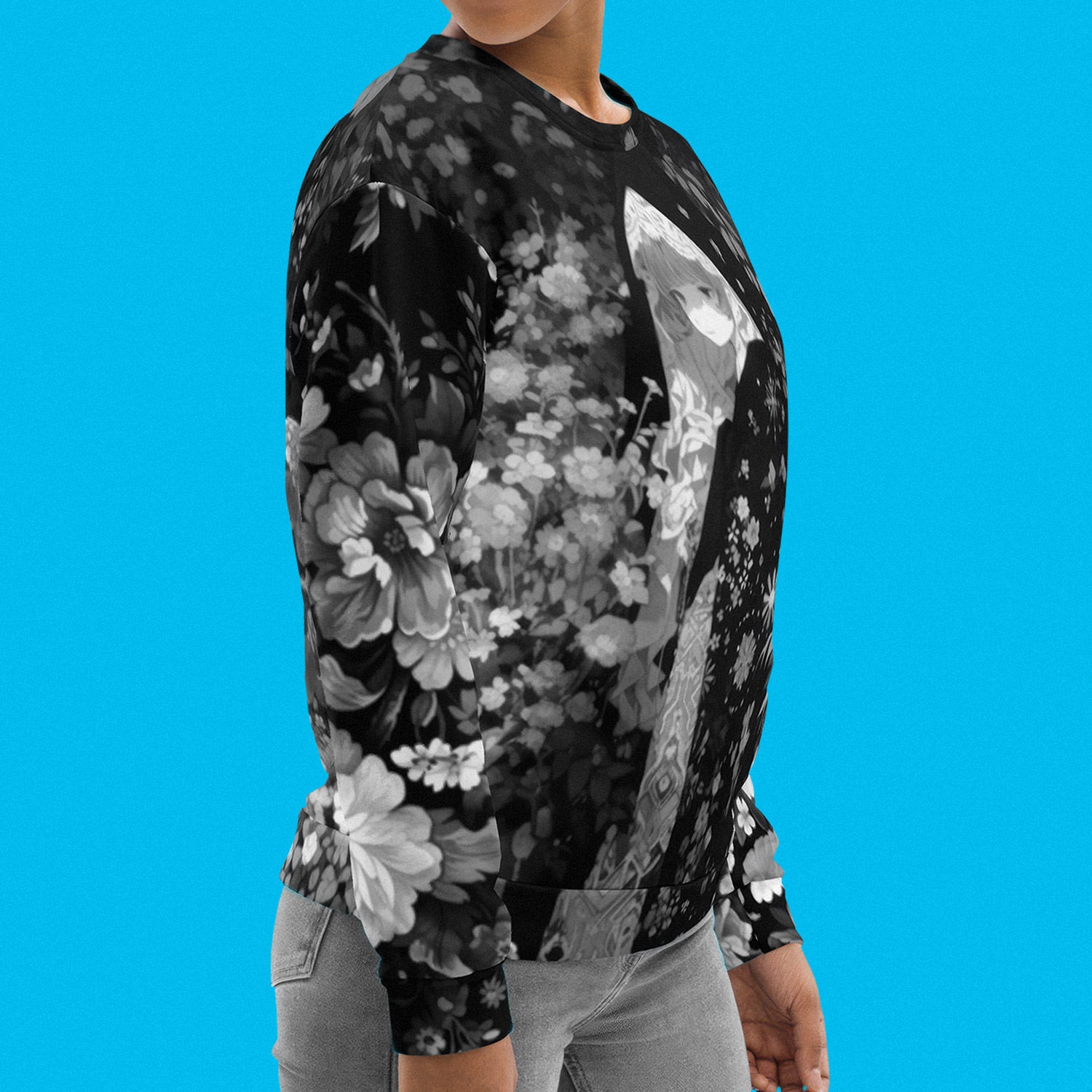 Unisex, each unique, all-over printed sweatshirt is precision-cut and hand-sewn to achieve the best possible look and bring out the intricate design. What's more, the durable fabric with a cotton-feel face and soft brushed fleece inside.