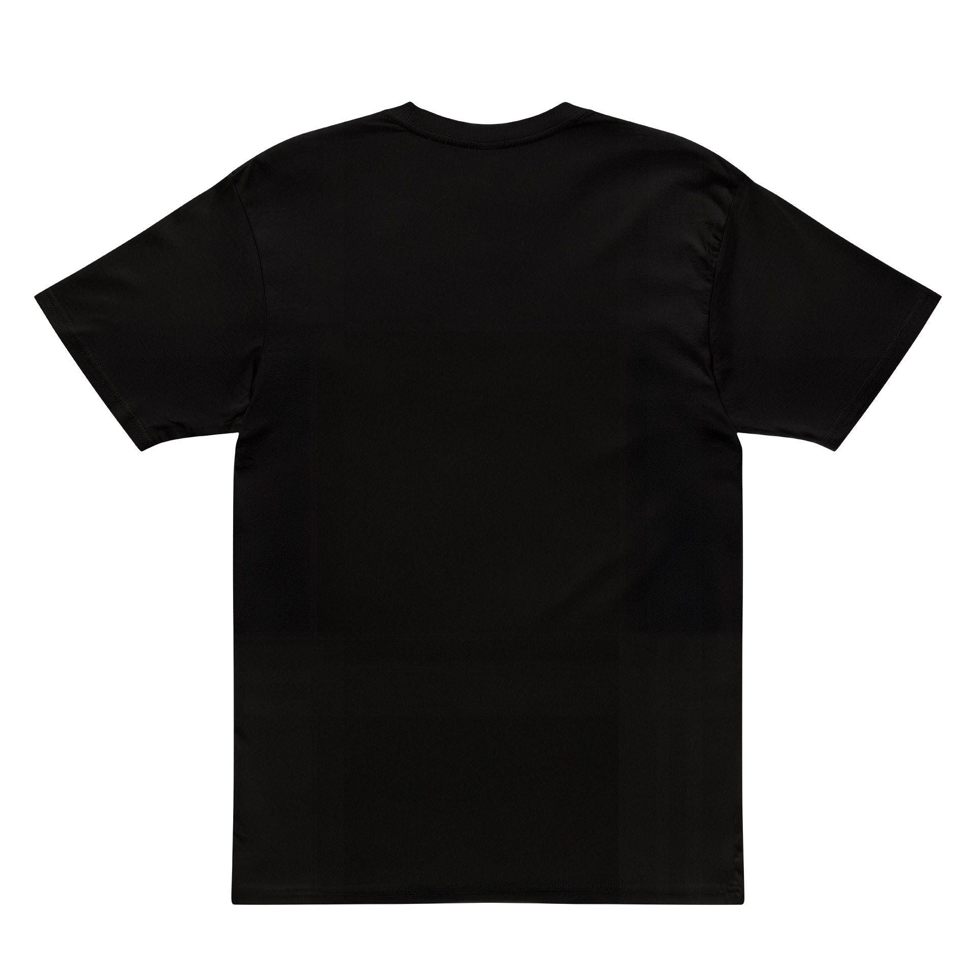 Black t-shirt on a white background anime otaku manga