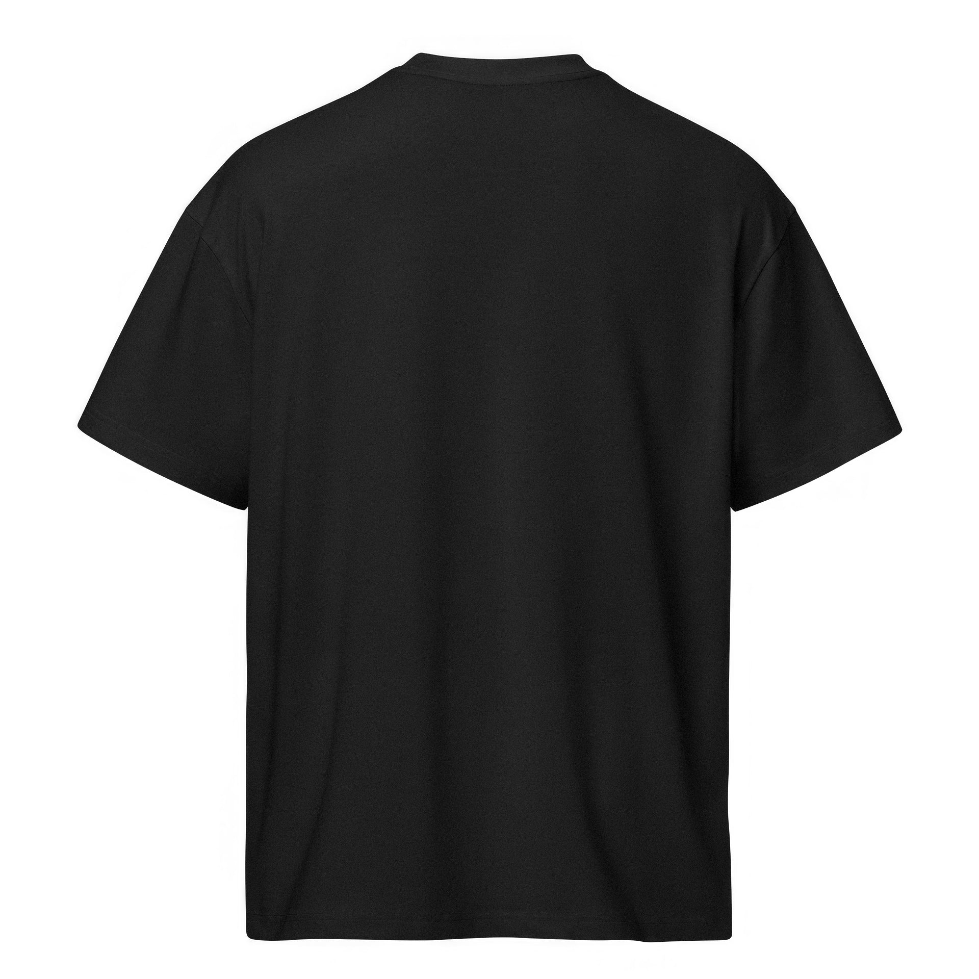 Black t-shirt on a white background kanji anime otaku