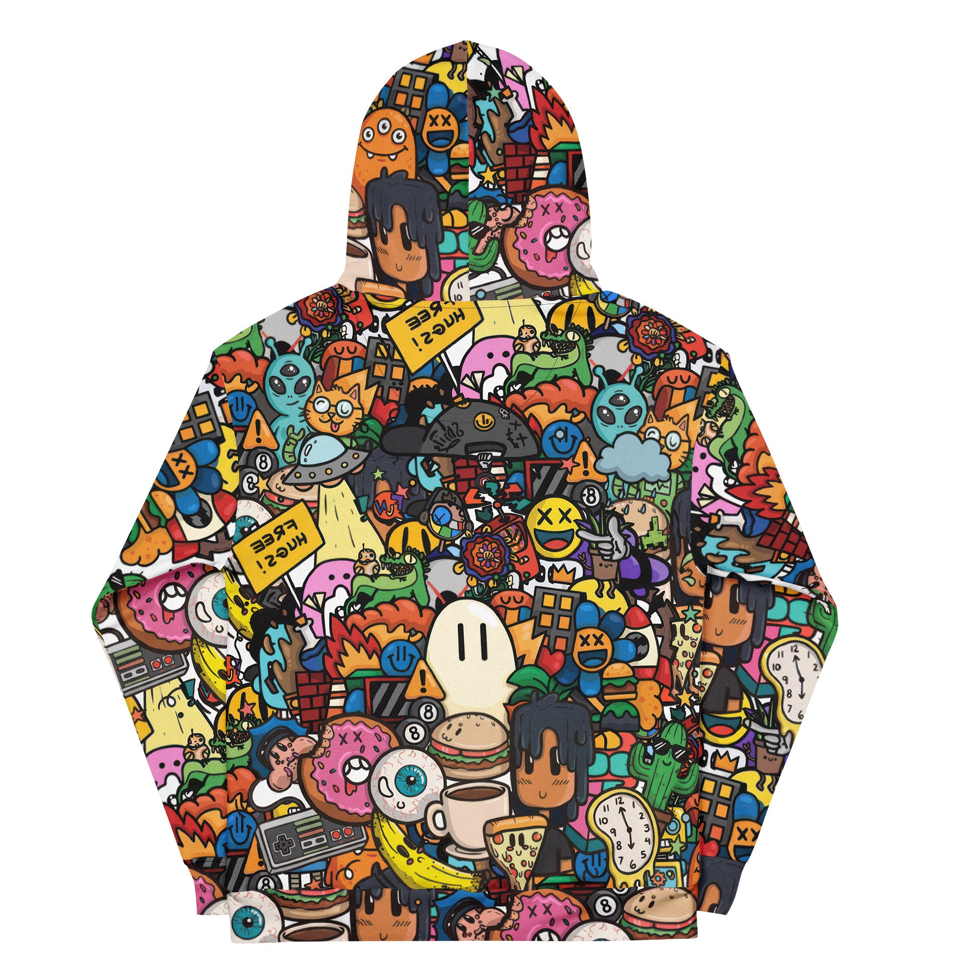 Colorful hoodie with a cartoon character and various elements on a white background mangalines animevisualfx japanstreetstyleanime animeimpact mangastudioart animefocus otakutribe animefusion mangacore animezonehub japanpopanime animeeditinglife mangagraphic animevisionary otakubase animeculturedaily mangaexpression animeworldwide japananimeculture animehyper mangastream animecollection otakuland animepulseworld mangavibes animecreativity japanotakuworld animeeditsdaily mangauniverseart animecinematic otaku