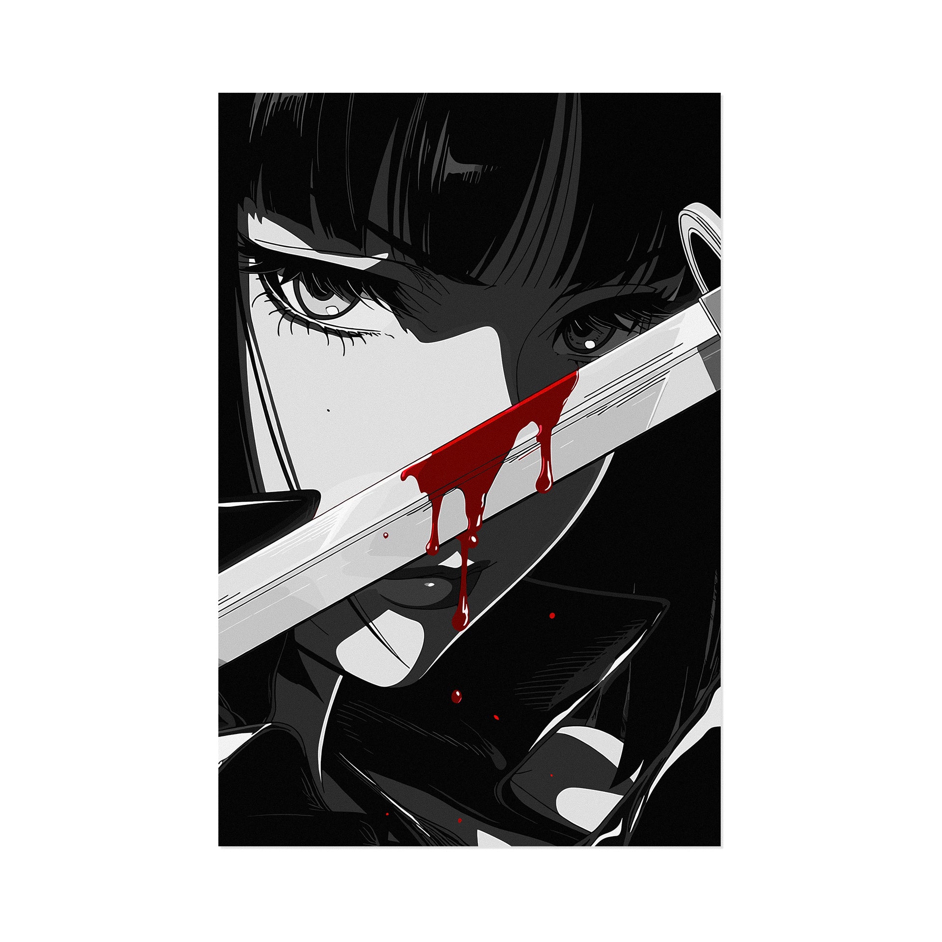 akane アートプリント ジャケット Akane | Tokyo Arkade | Official Anime Apparel