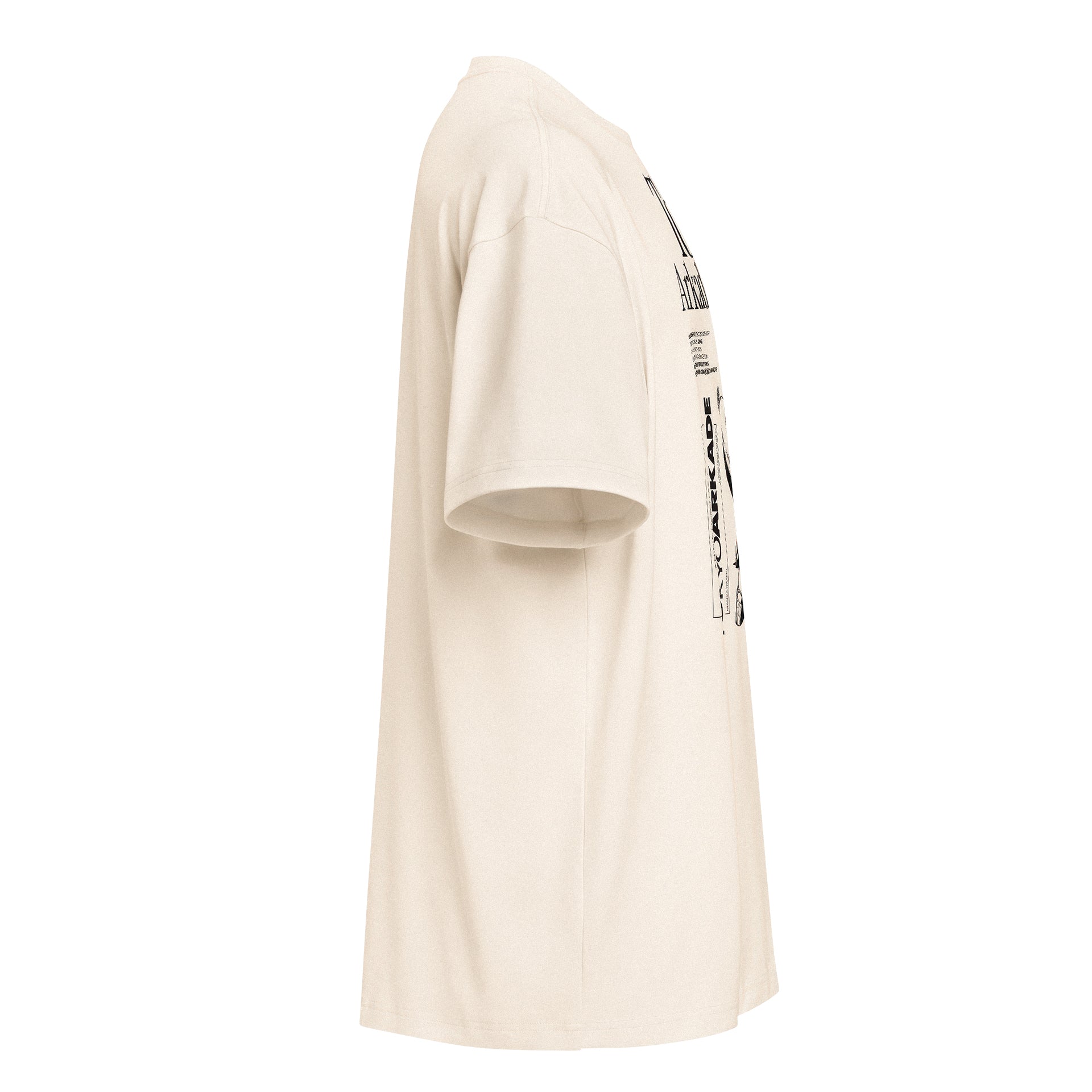 Beige t-shirt with graphic design on sleeve against a white background animeculture mangatrend animeobsession mangaworld japanwaveculture tokyoanime akihabarajapan otakuvibes animeenergy mangastreet japancreative animefusion mangamood otakugeneration animedistrict tokyoarcadia japananimation animevision mangainspired otakulifestyle japanpopculture animelegacy mangaverse tokyootaku japanimation animeflux mangapassion otakucore tokyozen