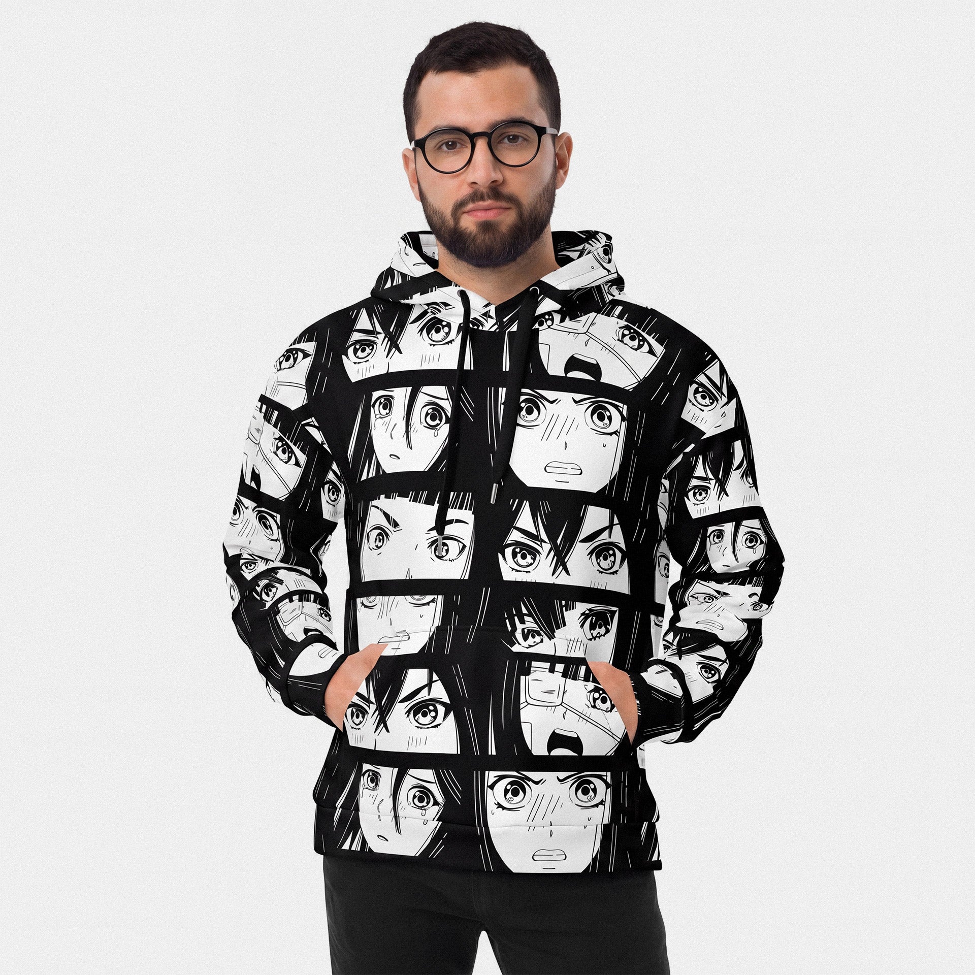 Person wearing a hoodie with anime character face pattern on a plain background quién es Sakura Haruno en Naruto, historia de Sakura Haruno completa, habilidades de Sakura en Naruto Shippuden, por qué Sakura es fuerte en Naruto, evolución de Sakura Haruno personaje, Sakura ninja médico explicación, nivel de poder de Sakura Haruno, Sakura en la guerra ninja Naruto, papel de Sakura en Naruto Shippuden