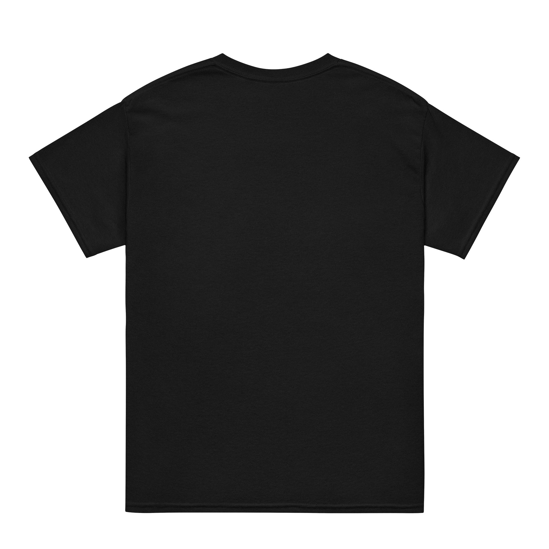 Black t-shirt on a white background Black t-shirt with colorful graphic design on a white background otaku Black t-shirt with colorful graphic design on a white background Black t-shirt with an anime character design on a white background Black t-shirt with an anime character in a red outfit on a white background dragon anime manga tokyo arkade